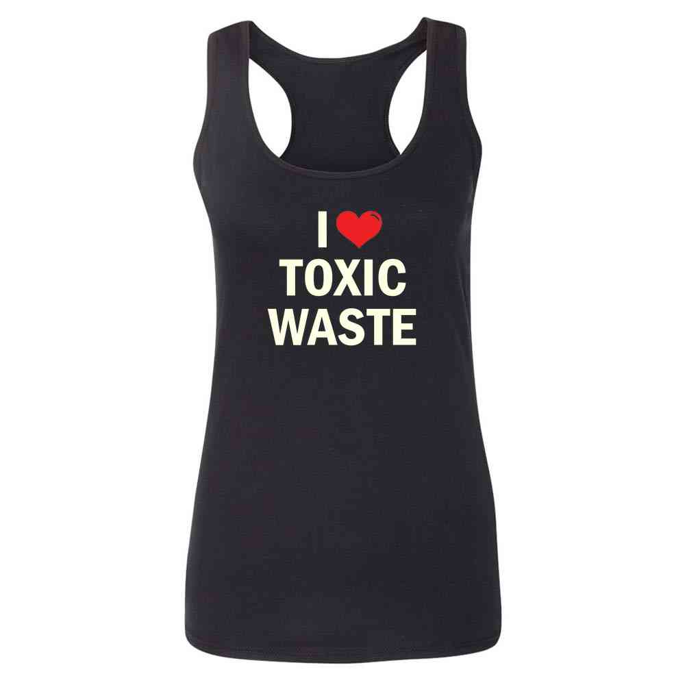 I Love Toxic Waste Retro 80s Movie Cosplay Womens Tee & Tank