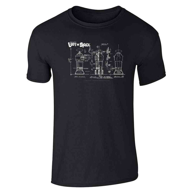 Lost In Space Robot Blueprint B9 Retro SciFi TV Unisex Tee