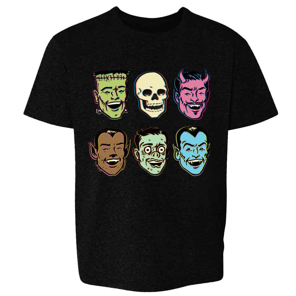 Retro Monster Party Zombie Halloween Vintage Kids & Youth Tee