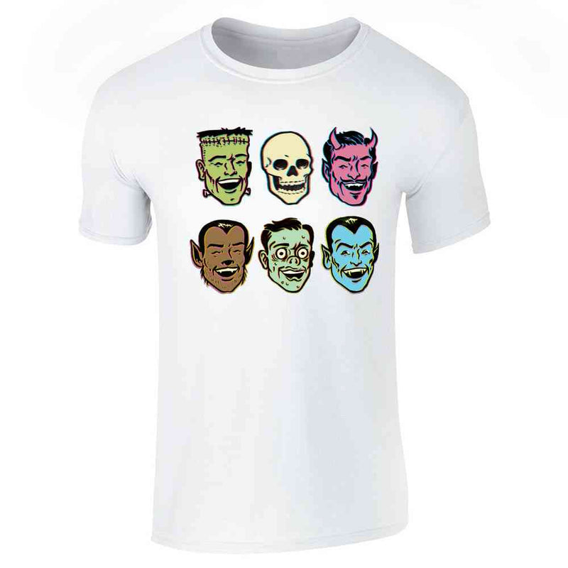 Retro Monster Party Zombie Halloween Vintage Unisex Tee