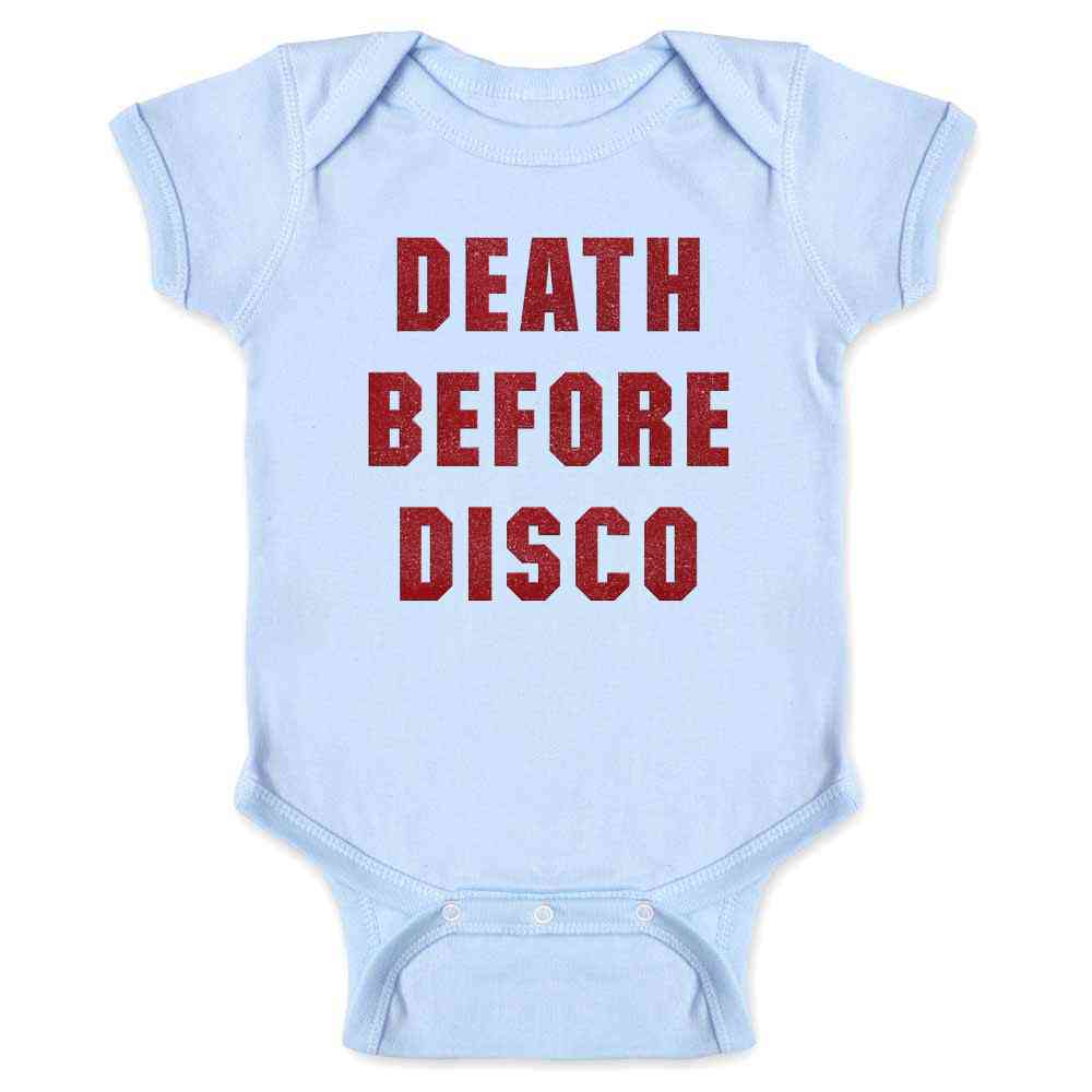 Death Before Disco Retro 80s Movie Cosplay Baby Bodysuit