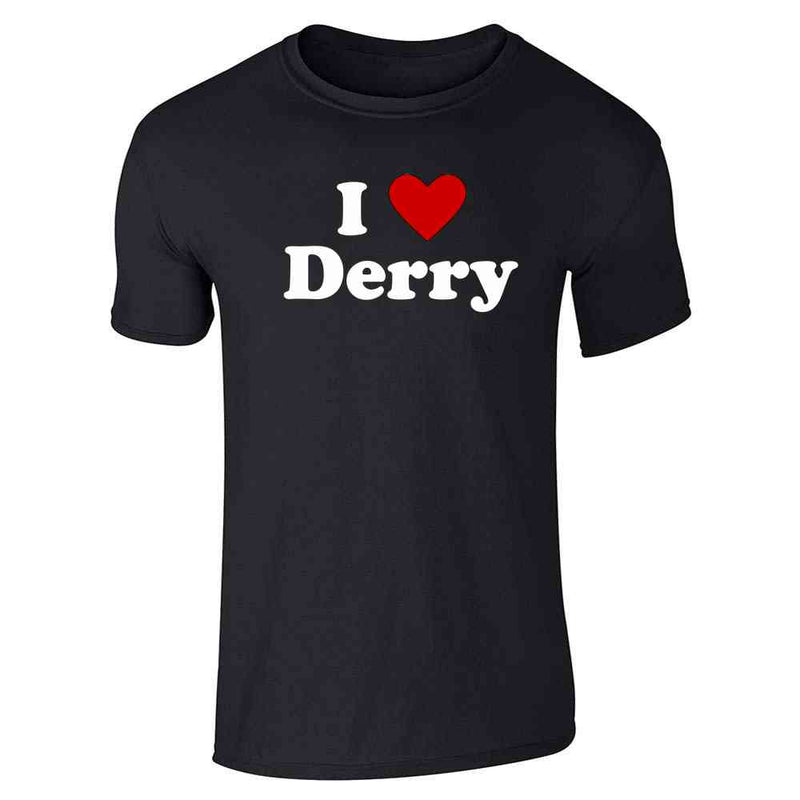 I Love Derry Maine Retro Horror Movie Halloween  Unisex Tee