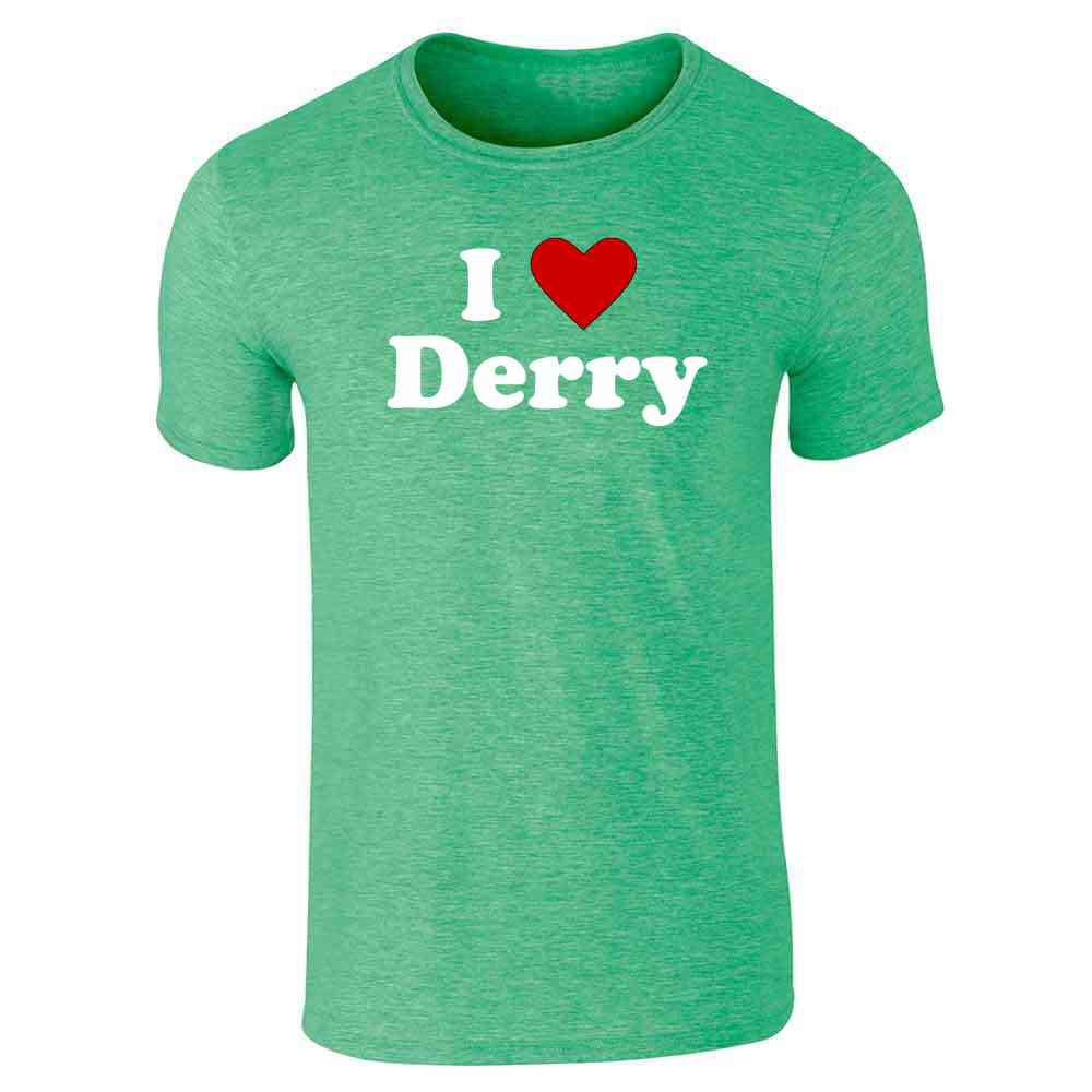 I Love Derry Maine Retro Horror Movie Halloween Unisex Tee – Pop