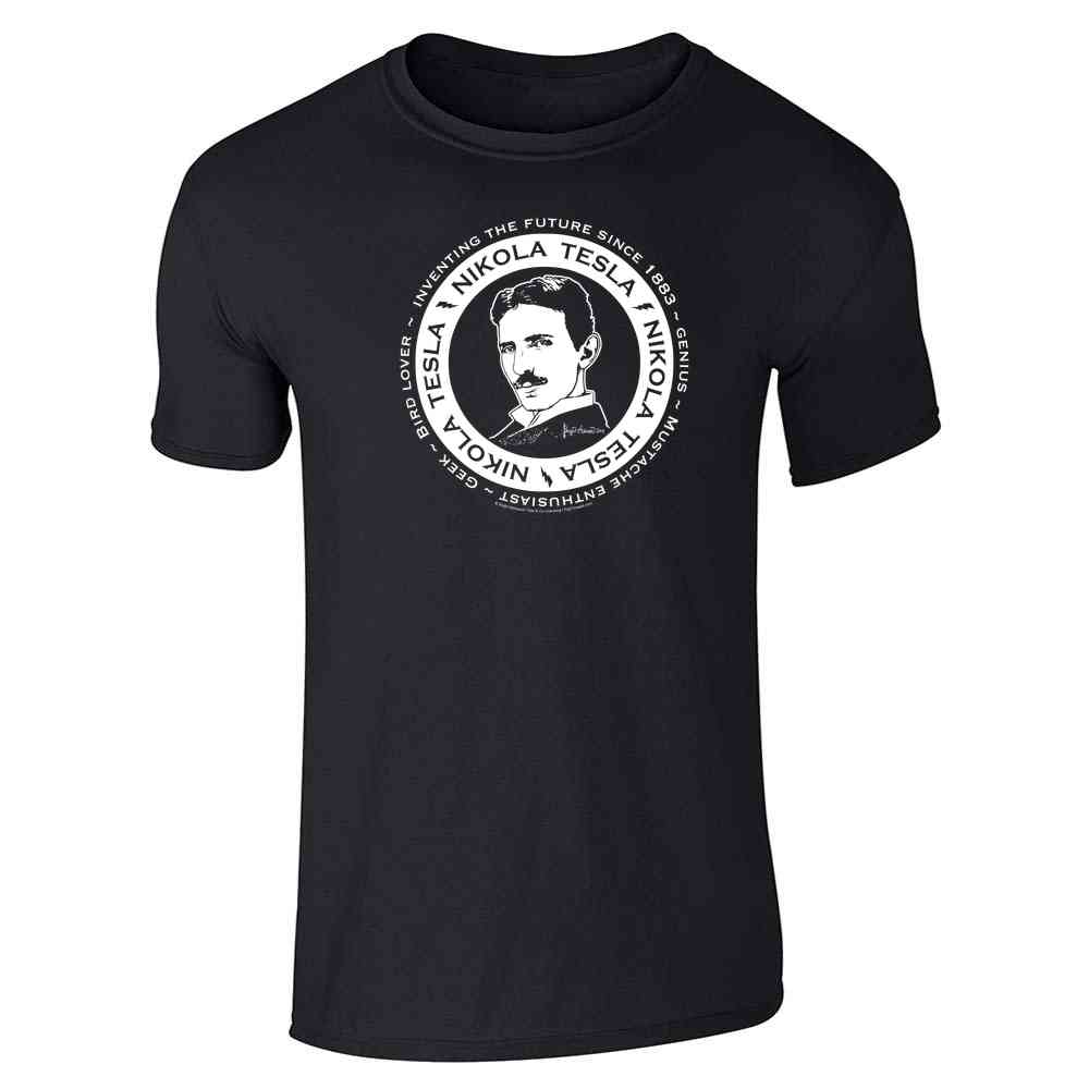 Nikola Tesla by Brigid Ashwood Scientist Funny  Unisex Tee