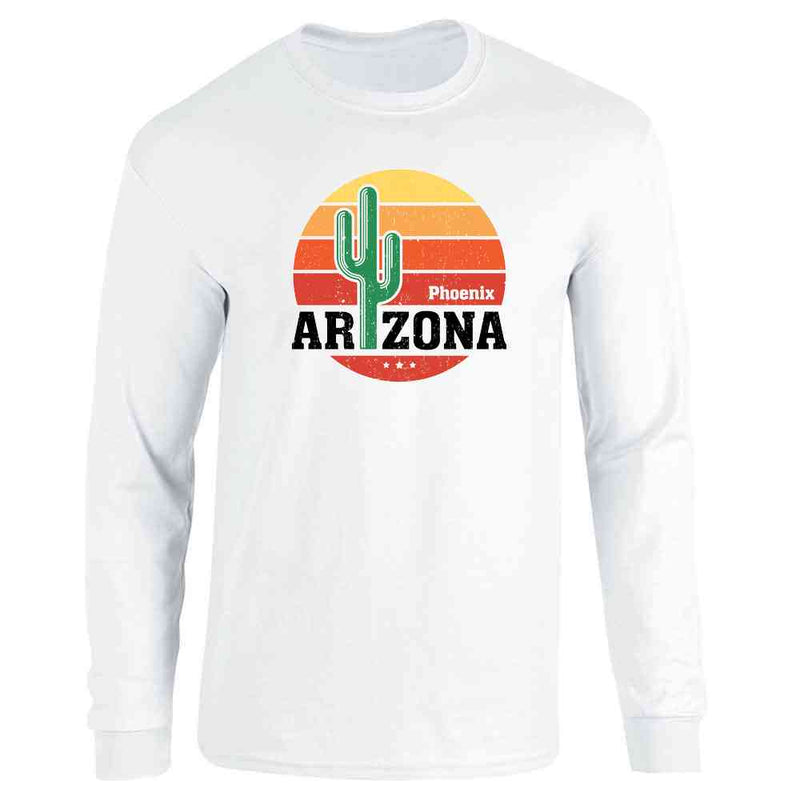 Phoenix Arizona Retro Travel Long Sleeve
