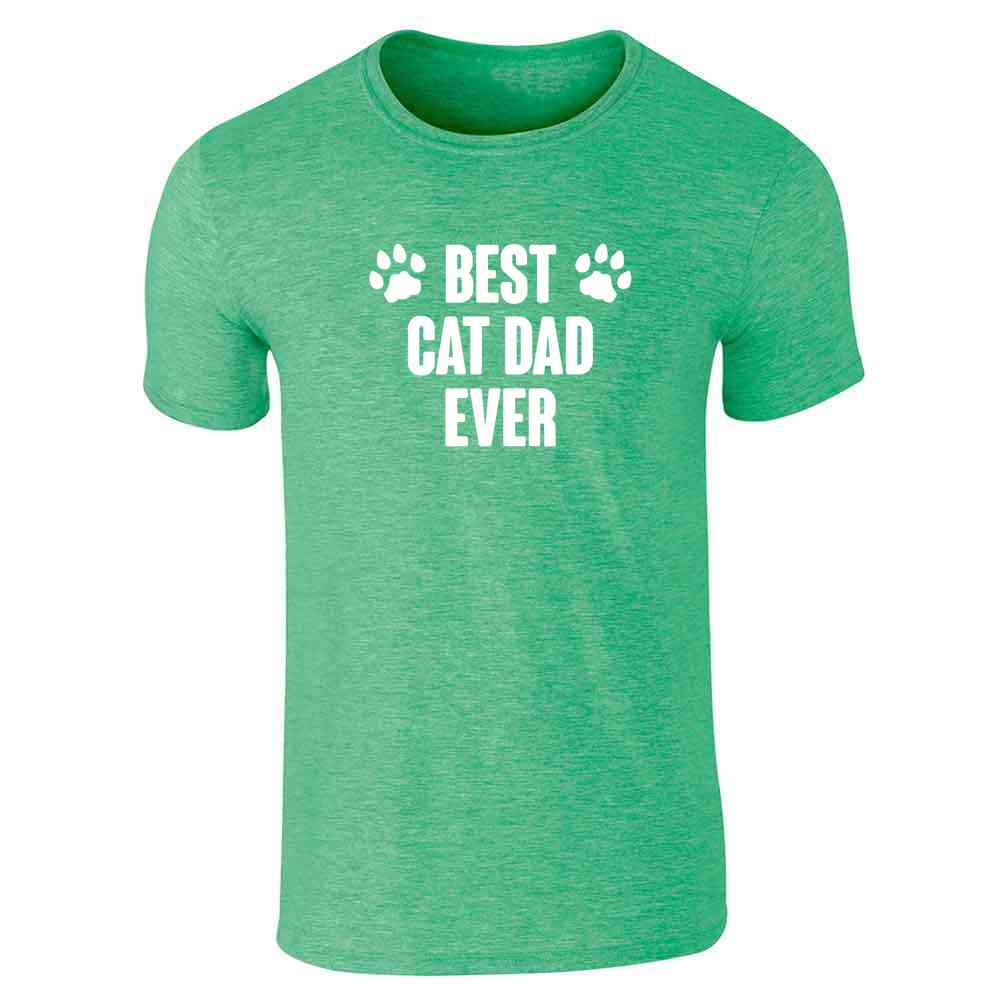 Best Cat Dad Ever Gift For Dad Cute Funny  Unisex Tee