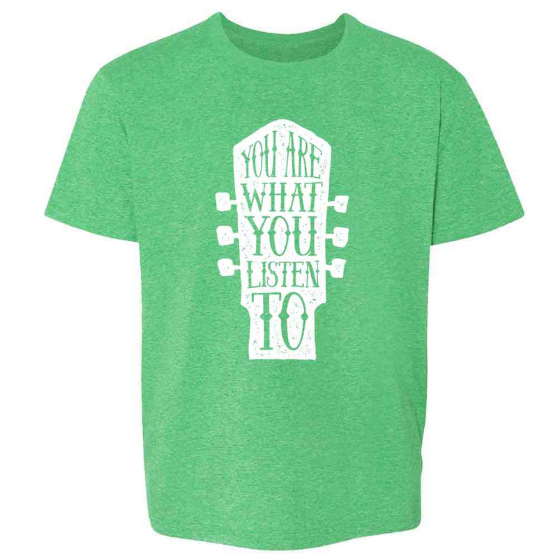 You Are What You Listen To Music Retro Vintage Guitar Band Kids & Youth Tee