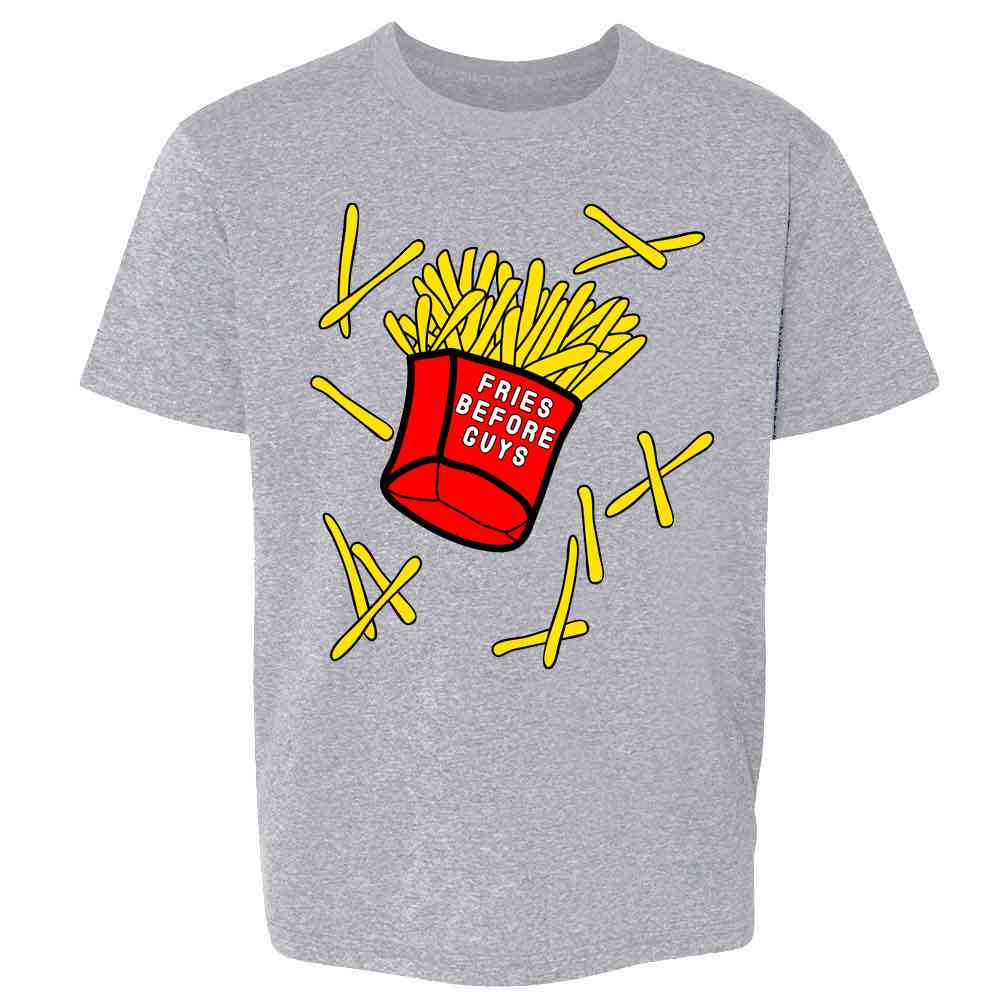 Fries Before Guys Funny Feminist Kids & Youth Tee