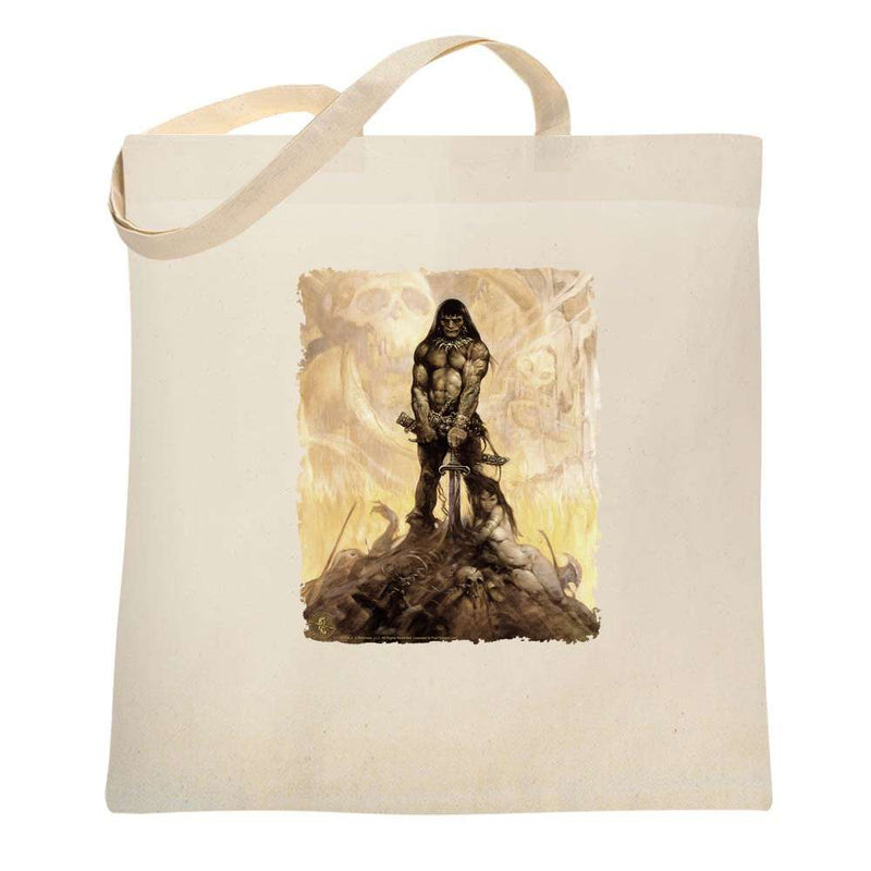 Barbarian by Frank Frazetta Art Tote Bag