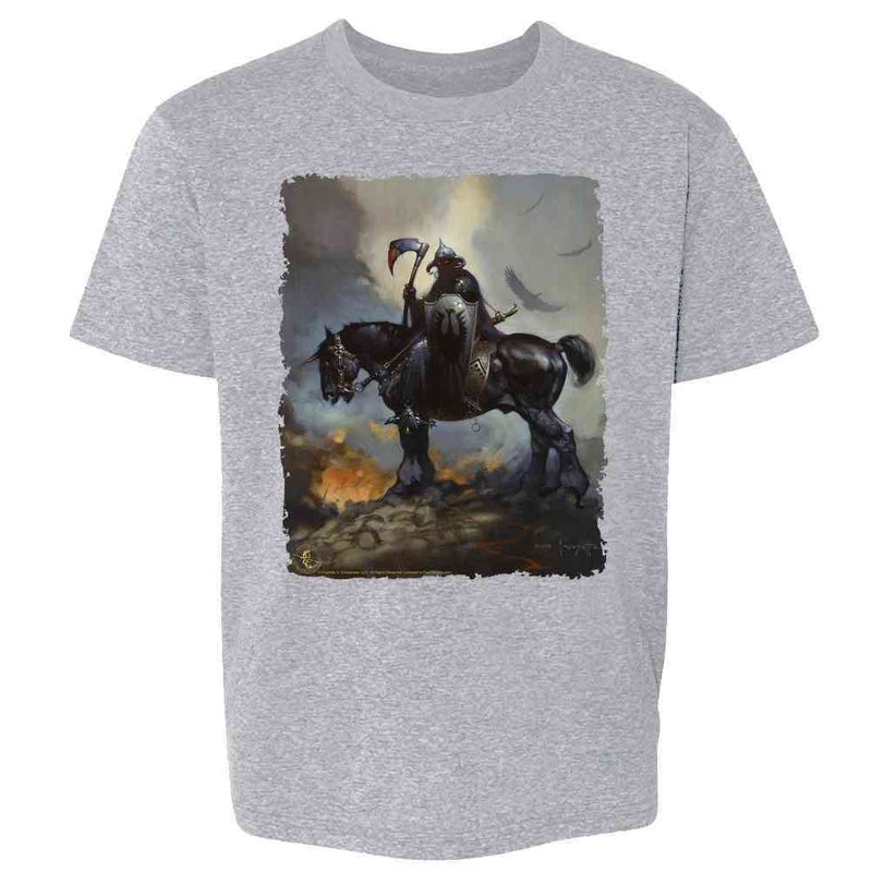 Death Dealer by Frank Frazetta Art Horror Kids & Youth Tee