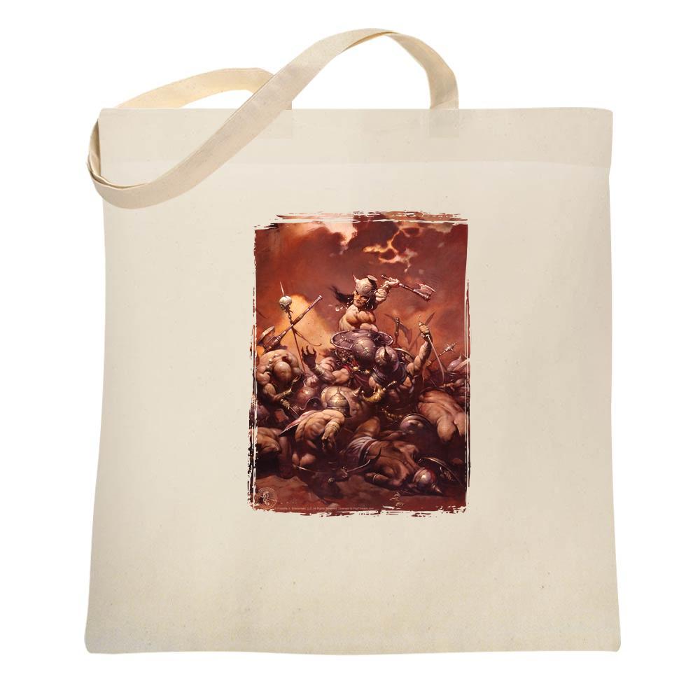 The Destroyer by Frank Frazetta Art Tote Bag