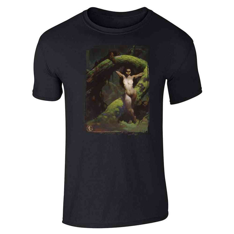 Cat Girl by Frank Frazetta Art Unisex Tee