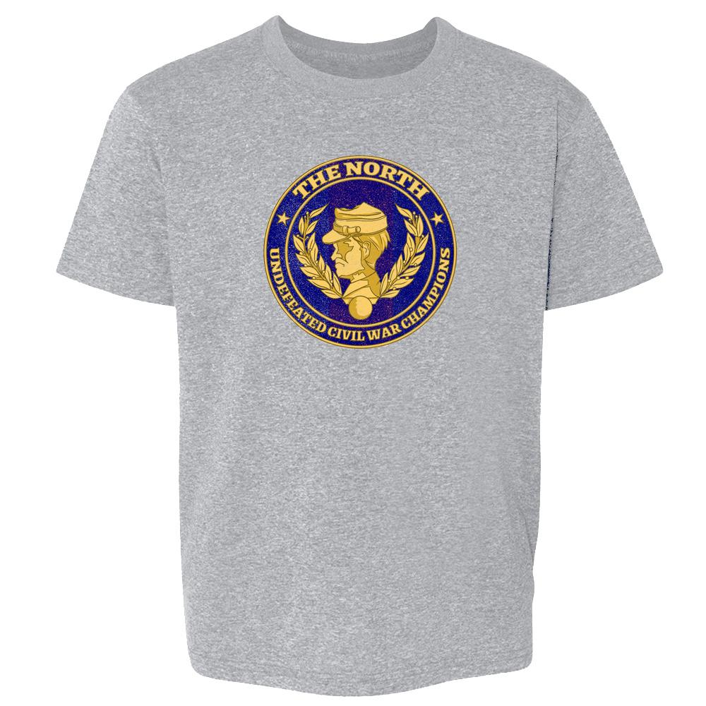 The North Undefeated Civil War Champions Funny Kids & Youth Tee