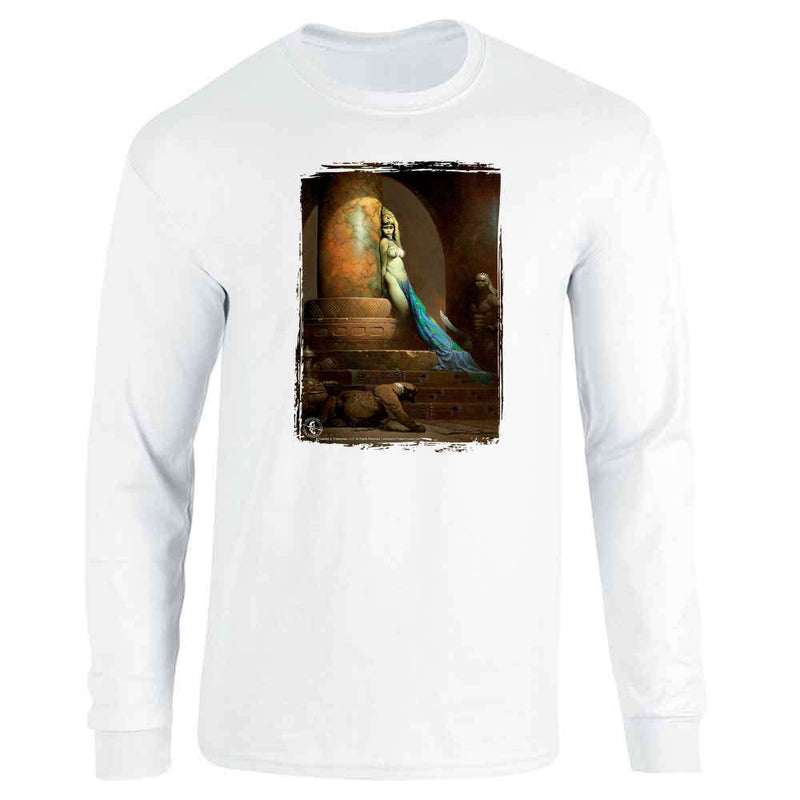 Egyptian Queen by Frank Frazetta Art Long Sleeve