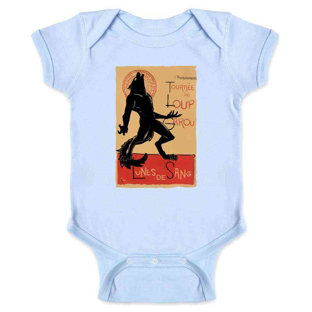 Loup Garou Noir Black Werewolf Chat Noir Parody Baby Bodysuit