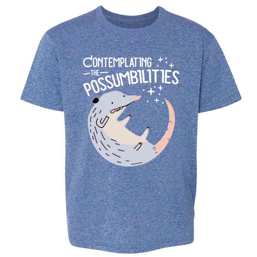 Contemplating the Possum-bilities Funny Animal Pun Kids Youth