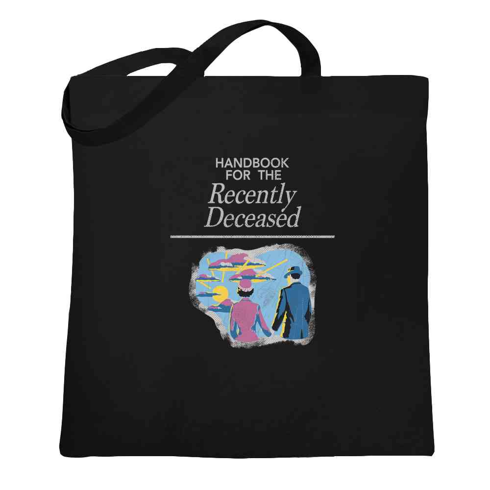 Handbook For the Recently Deceased Goth Funny Tote Bag