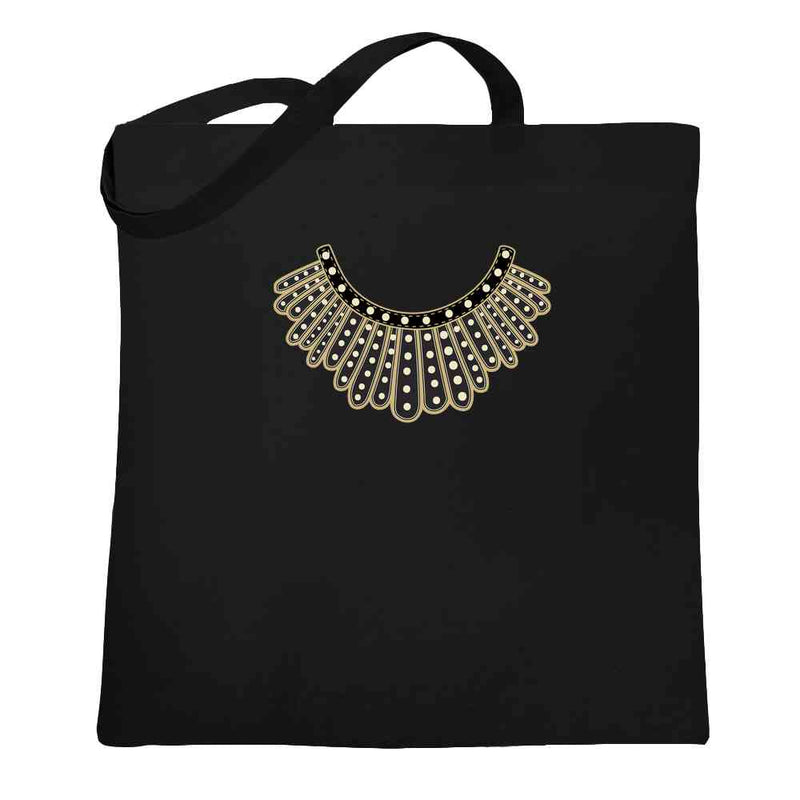 RBG I Dissent Jabot Collar Ruth Bader Ginsburg Tote Bag