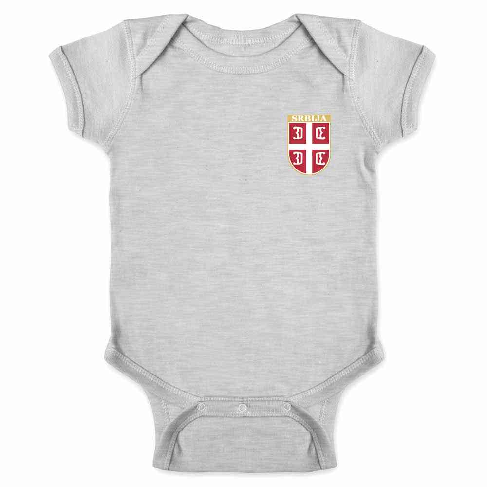 Serbia Soccer Retro National Team  Baby Bodysuit