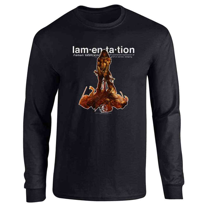 Barbarian Lamentation by Frank Frazetta Art Long Sleeve