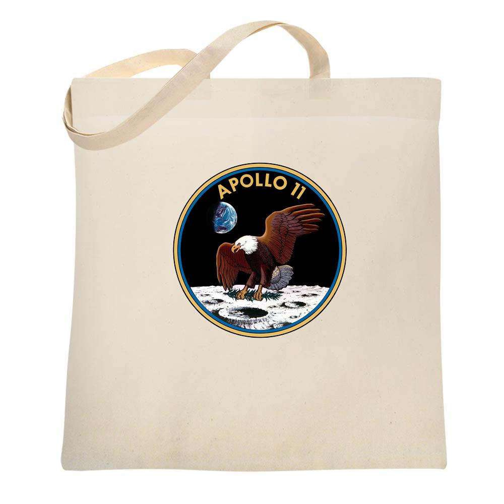 Apollo 11 Mission Patch NASA Approved  Tote Bag