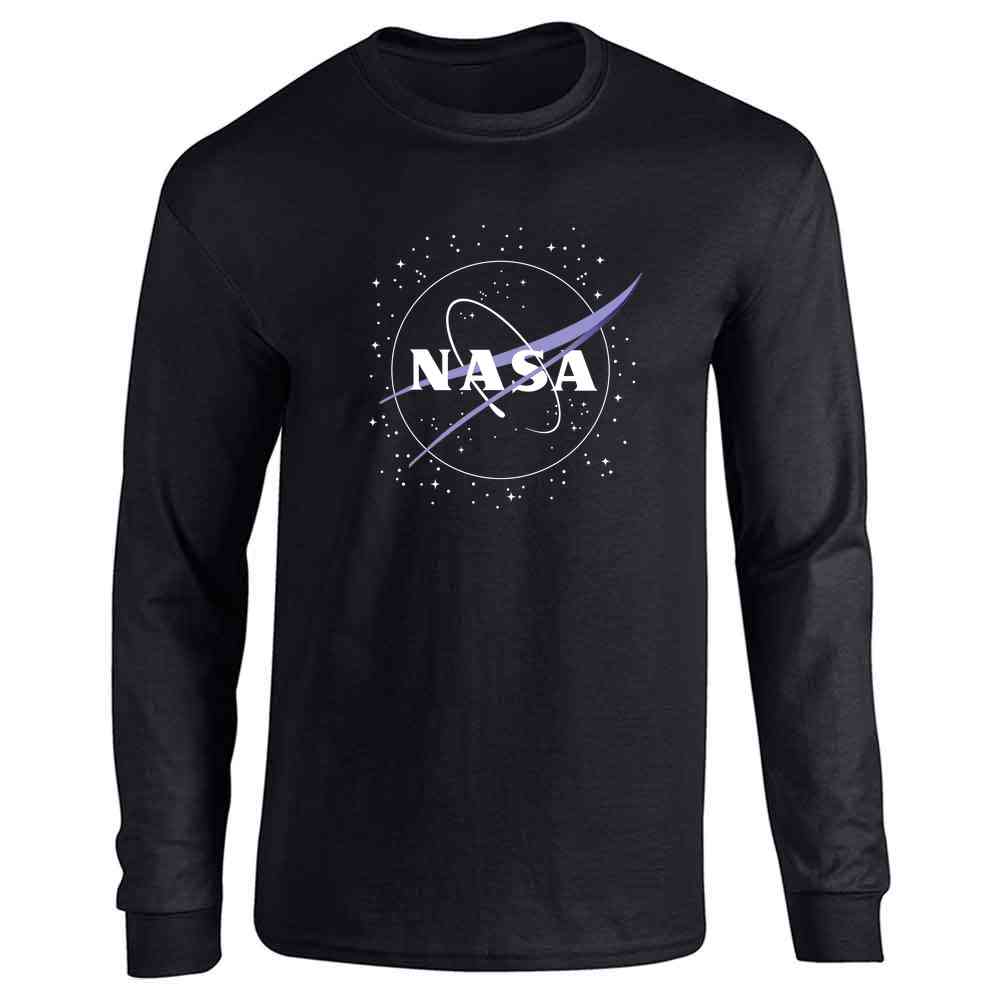 NASA Approved Meatball Logo With Stars Long Sleeve
