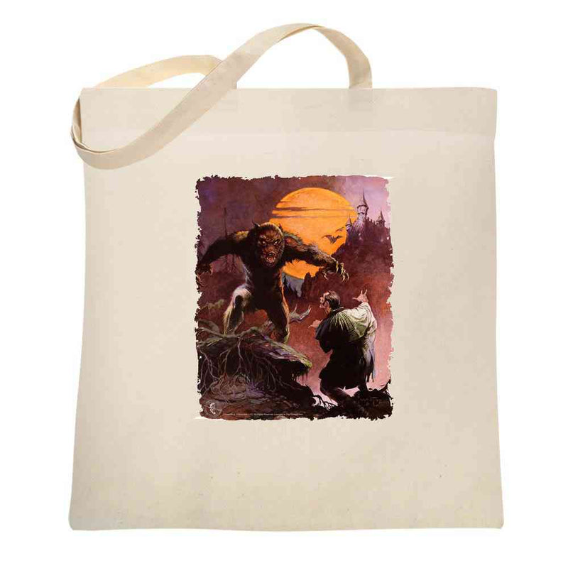 Wolfman by Frank Frazetta Art Halloween Werewolf Tote Bag