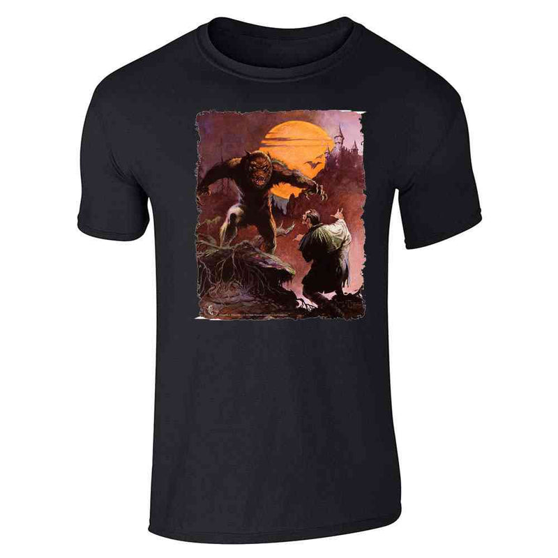 Wolfman by Frank Frazetta Art Halloween Werewolf Unisex Tee