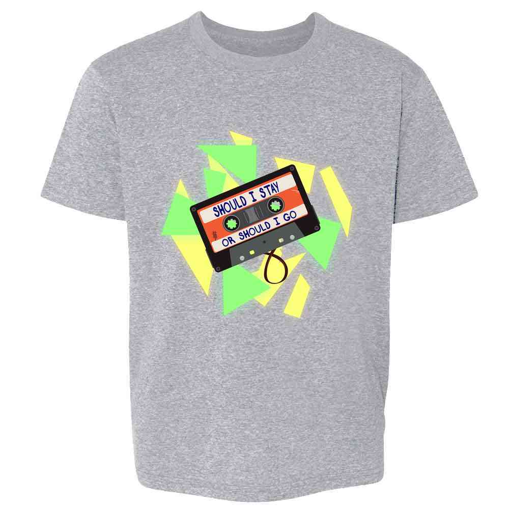 Should I Stay or Should I Go Cassette Tape 80s  Kids & Youth Tee
