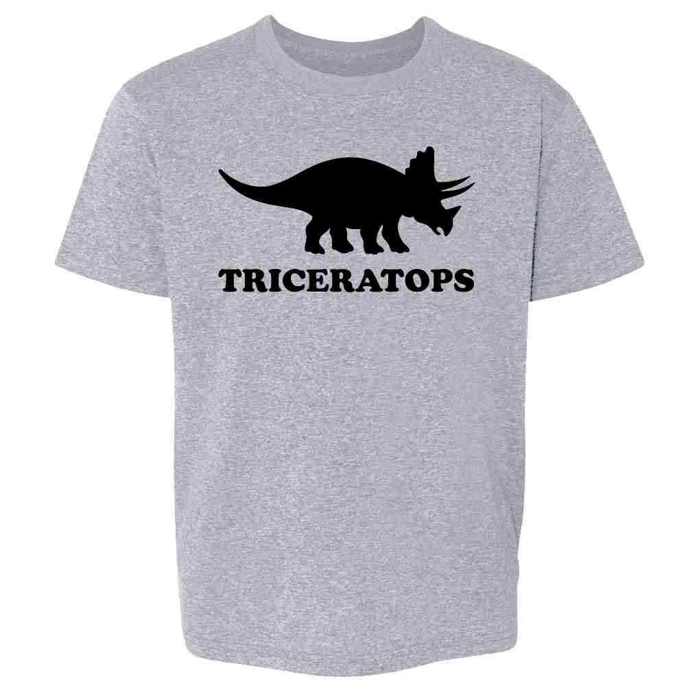 Triceratops Retro Dinosaur Silhouette  Kids & Youth Tee