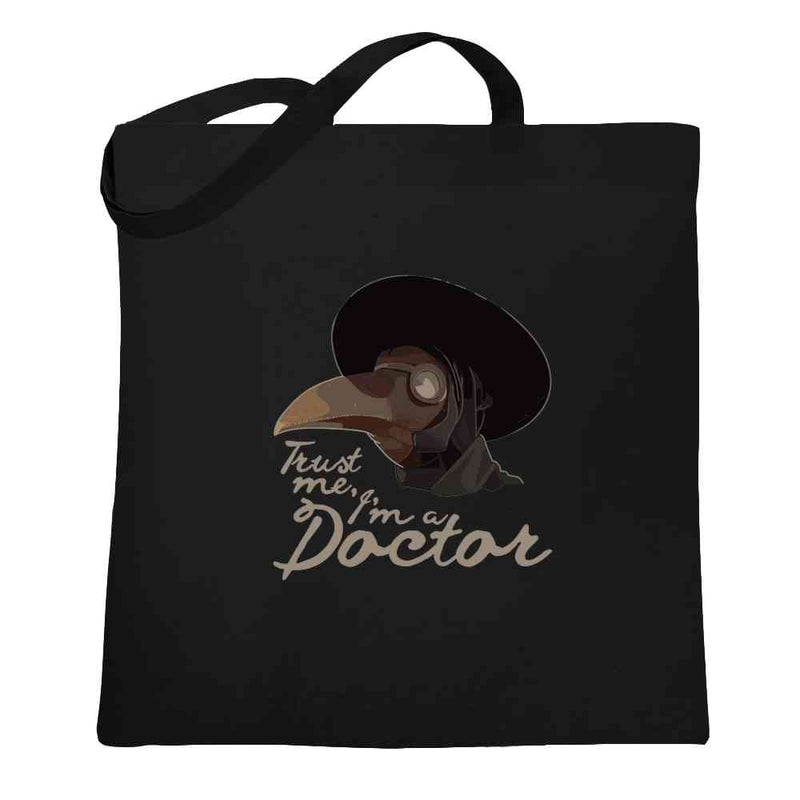 Trust Me Im A Doctor Plague Doctor Funny Creepy Tote Bag