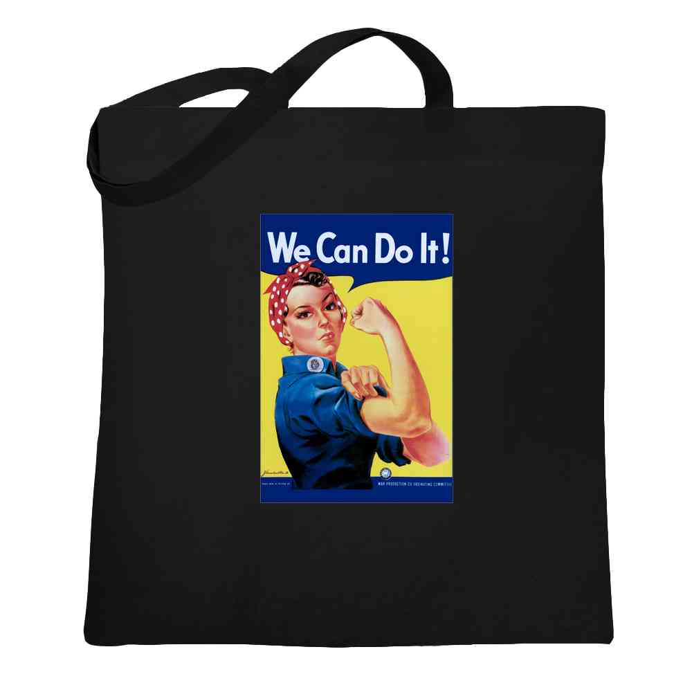 Rosie the Riveter We Can Do It Feminist Tote Bag