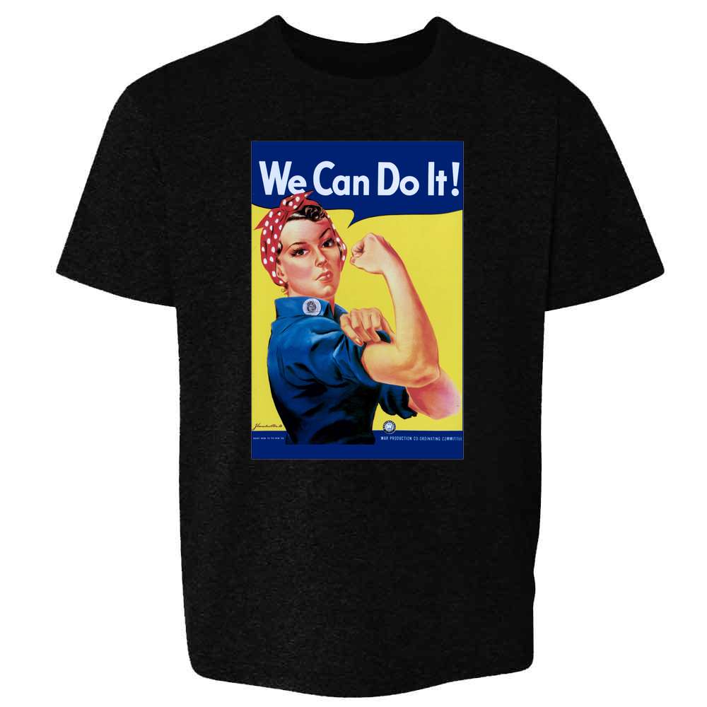 Rosie the Riveter We Can Do It Feminist Kids & Youth Tee