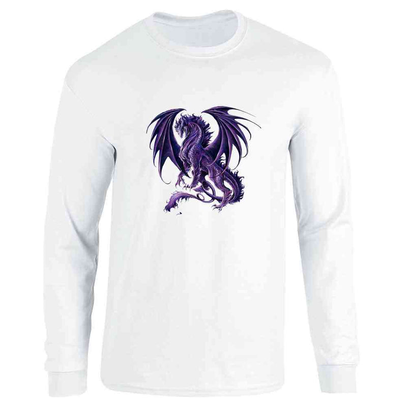 Draco Nox Dragon by Ruth Thompson Art Long Sleeve