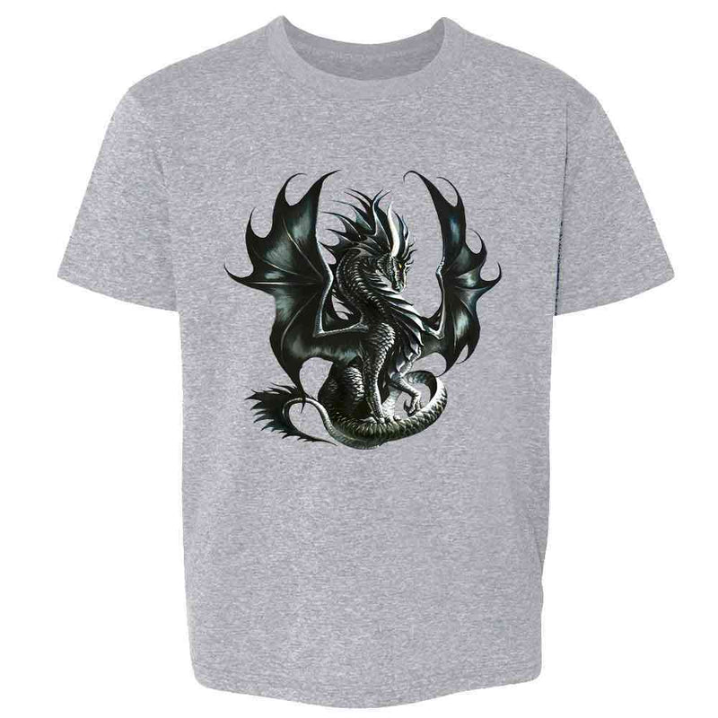 Obsidian Black Dragon by Ruth Thompson Art Kids & Youth Tee