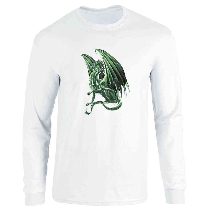 The Green King Dragon by Ruth Thompson Art Long Sleeve