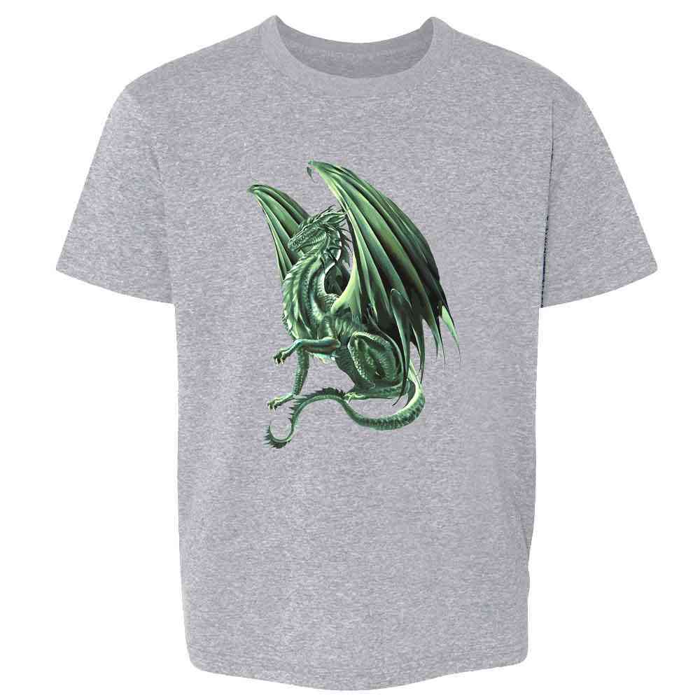 The Green King Dragon by Ruth Thompson Art Kids & Youth Tee