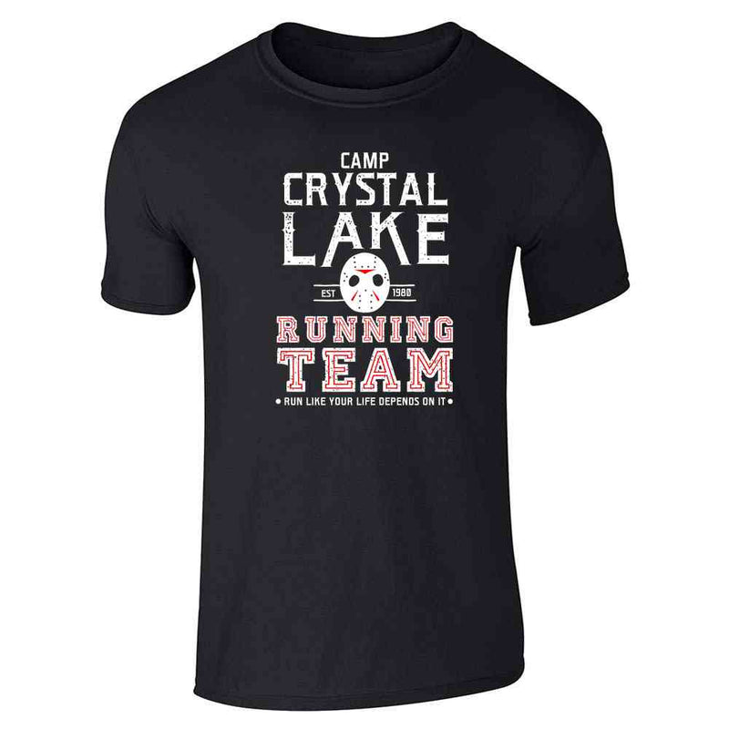 Camp Crystal Lake Running Team Horror Movie  Unisex Tee
