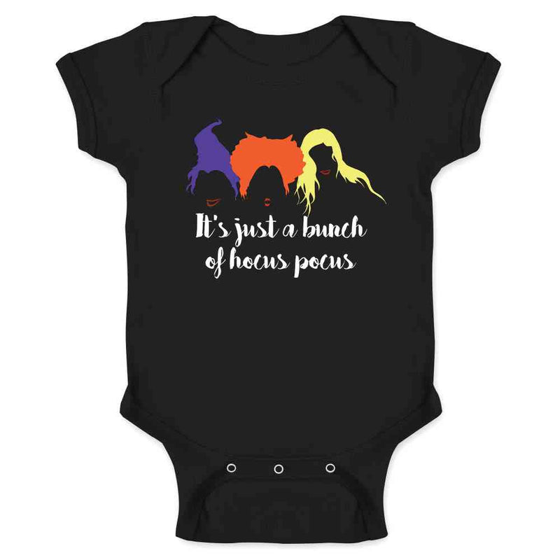 Its Just A Bunch of Hocus Pocus Funny Halloween Baby Bodysuit