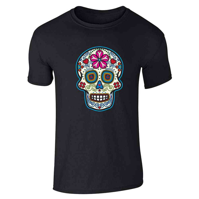 Sugar Skull Dia de los Muertos Horror Retro Unisex Tee