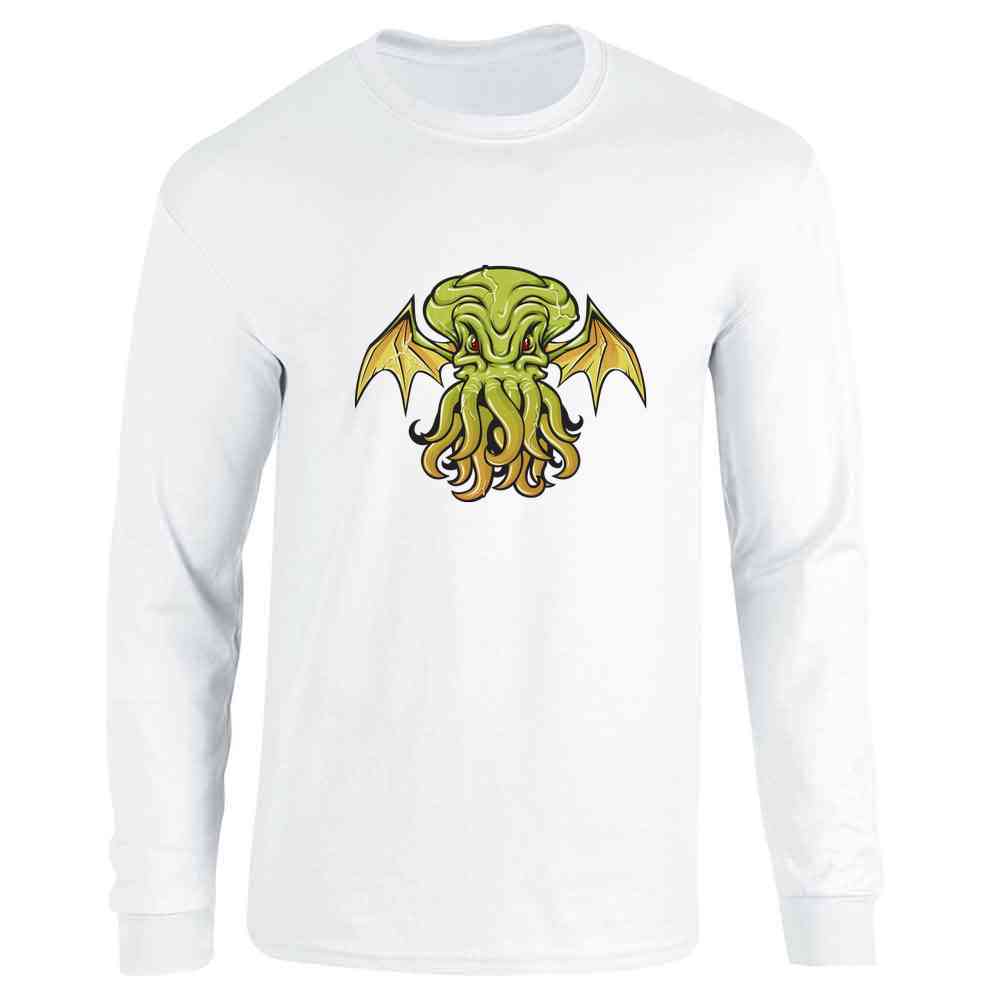 Cthulhu Monster Lovecraft Halloween Horror  Long Sleeve