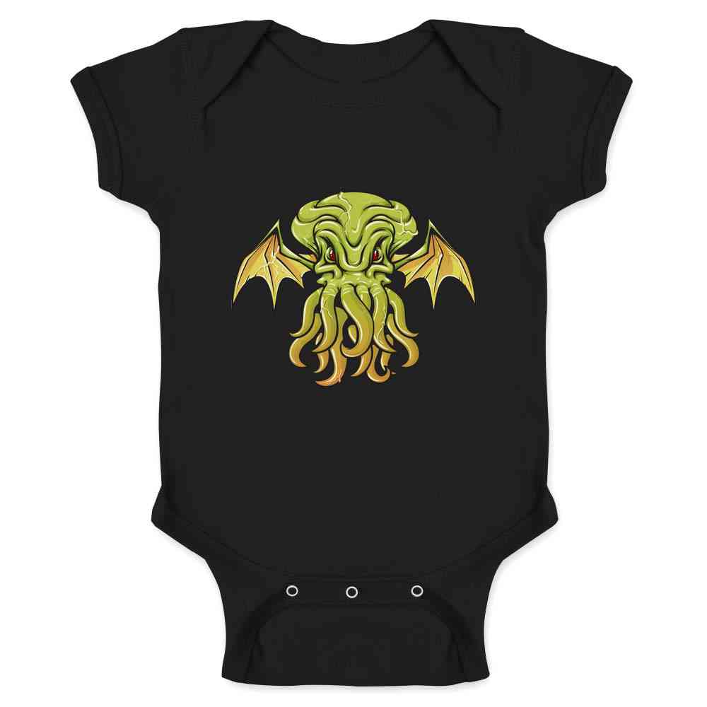 Cthulhu Monster Lovecraft Halloween Horror  Baby Bodysuit