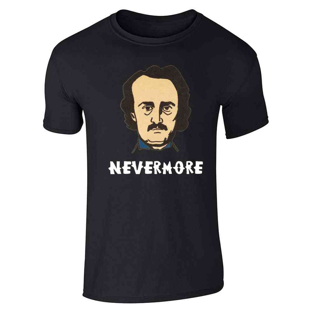 Edgar Allan Poe Nevermore Halloween Gothic Goth Unisex Tee