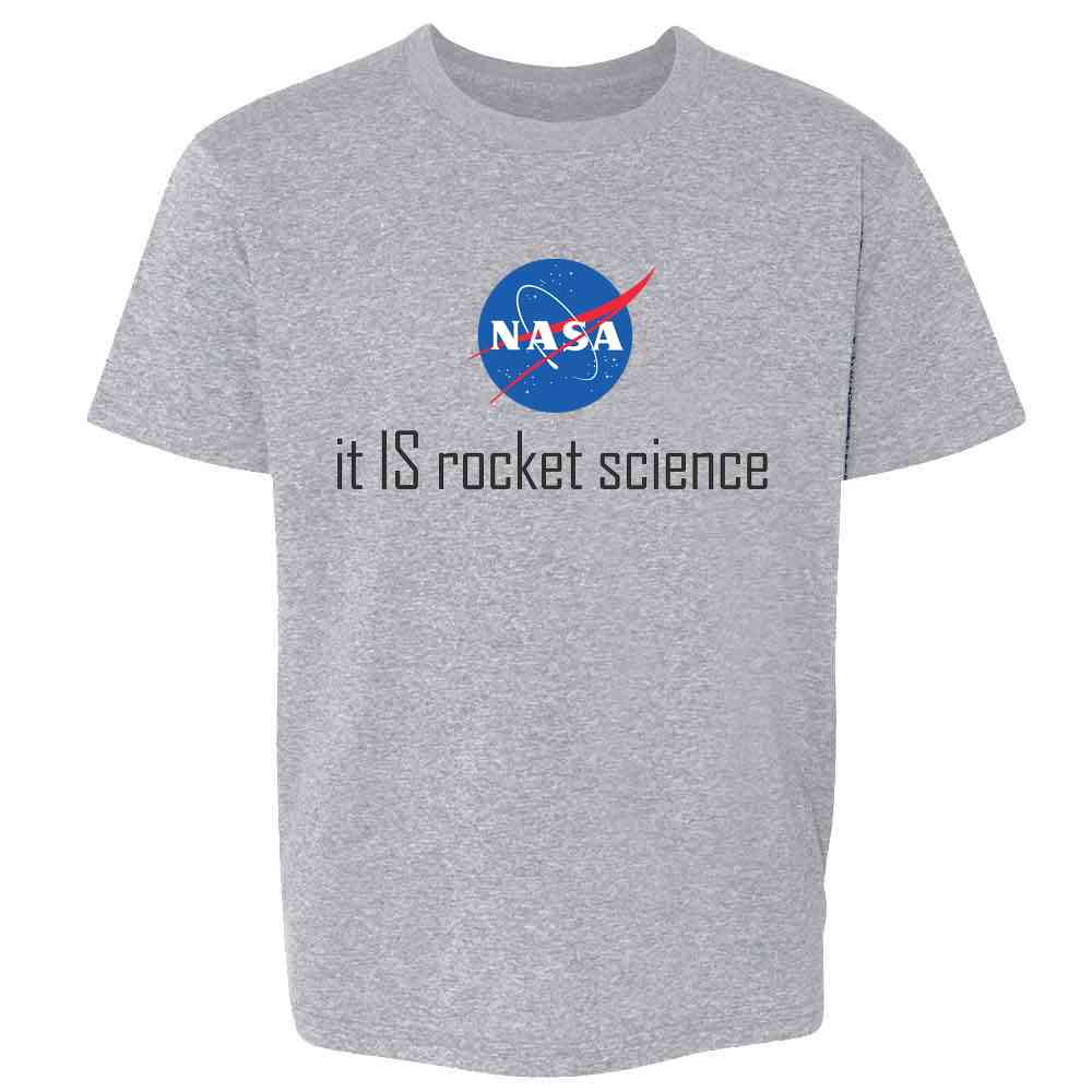 NASA Approved It IS Rocket Science Logo Funny Kids & Youth Tee