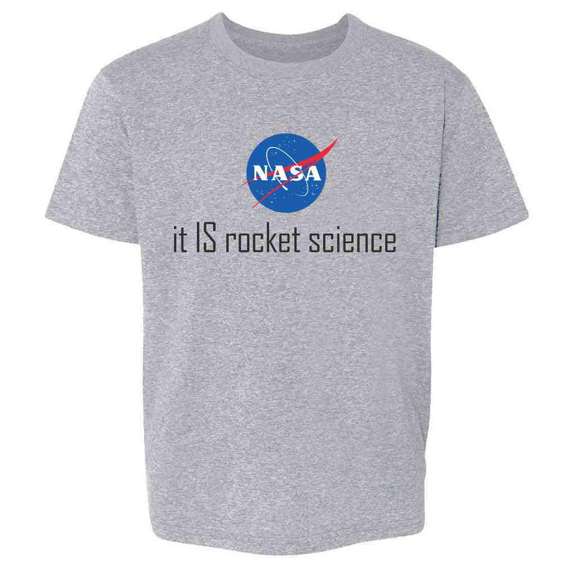 NASA It IS Rocket Science Logo Funny Kids & Youth Tee