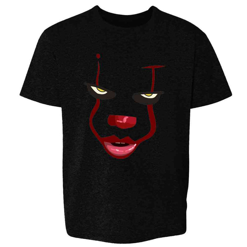 Clown Face Horror Scary Movie Halloween Spooky Kids & Youth Tee