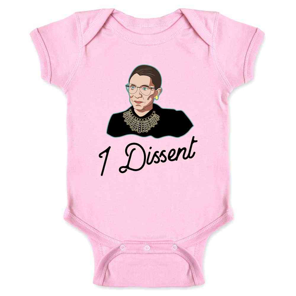 I Dissent RBG Shirt Liberal Justice Supreme Court Baby Bodysuit