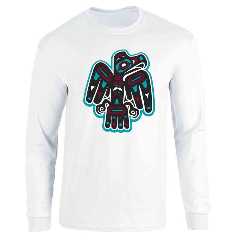 Native American Thunderbird Eagle Totem Symbol Art Long Sleeve