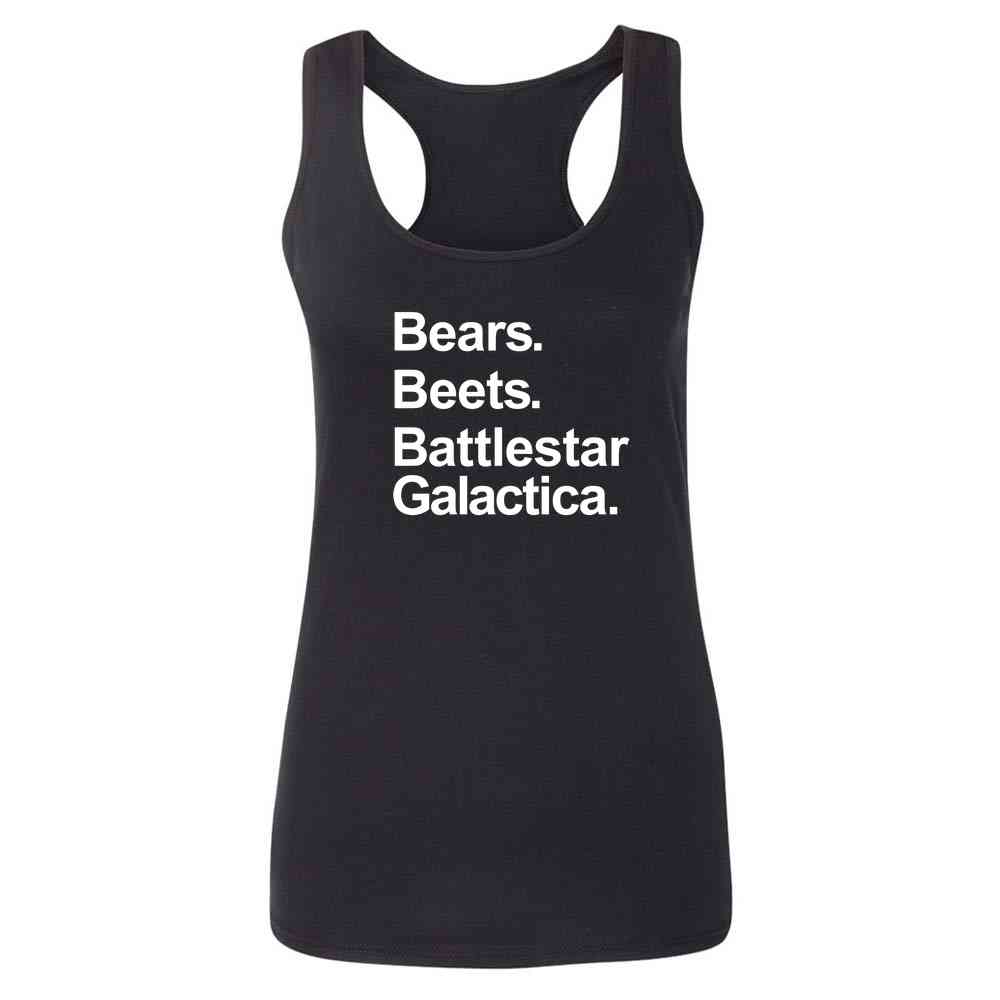 Bears. Beets. Novelty T-Shirt Gift Womens Tee & Tank