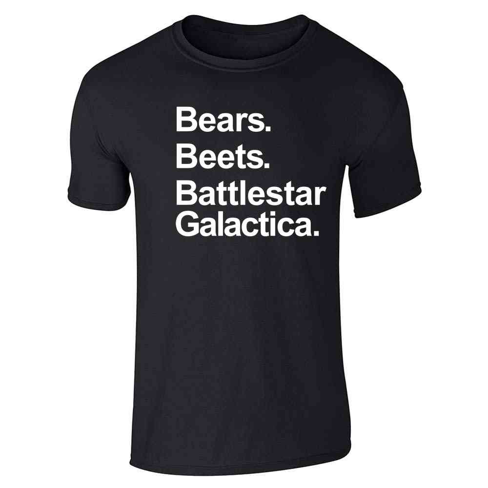 Bears. Beets. Novelty T-Shirt Gift Unisex Tee